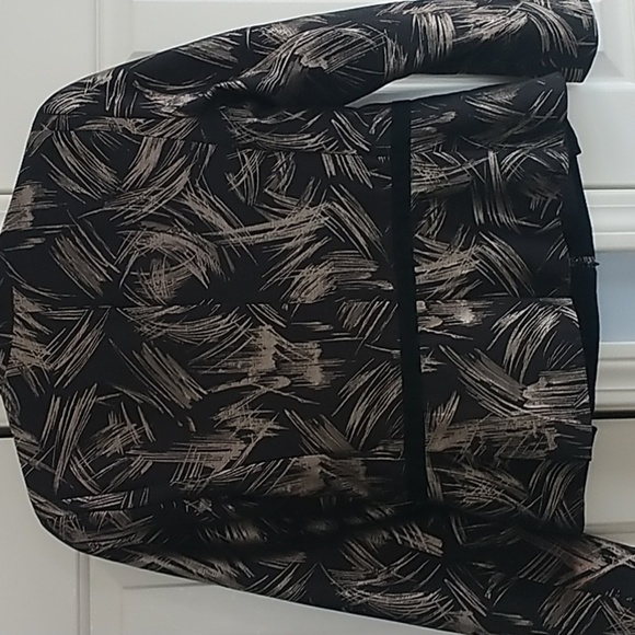 Lafayette 148 New York Belle-Spark Print Black & Bronze Stretch-Wool Jac… - Picture 9 of 12